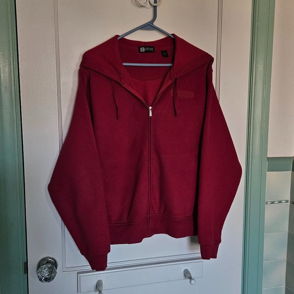 Gear for Sports Magenta Hooded Sweatshirt Jacket - Size Large